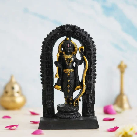 Ram Lalla Ayodhya Murti | Resin Idol for Car Dashboard, Home & Office