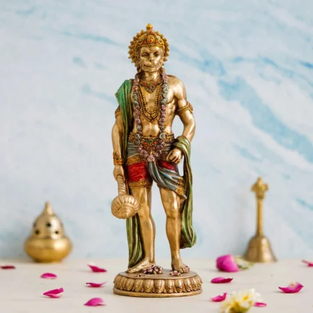 Lord Hanuman Statue for Pooja Room | Hindu Deity Idol for Home Temple & Decor