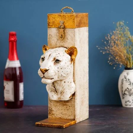 Knight Wine Bottle Holder | Decorative Tabletop Wine Rack for Home Bar & Kitchen