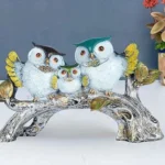 Owl Family on Tree | Symbol of Wisdom and Knowledge