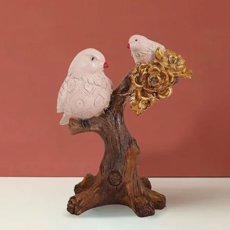 Handcrafted Birds Couple on Tree Showpiece | Elegant Resin Decor