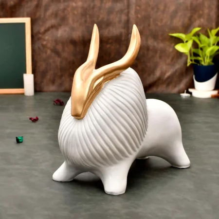 Elegant Yak Showpiece | Unique Modern Decor for Home & Office